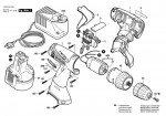 Bosch 0 603 944 661 Psr 960 Screwdriver 9.6 V / Eu Spare Parts